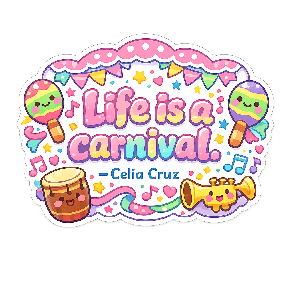 Life's Festive Spirit Musical Quote