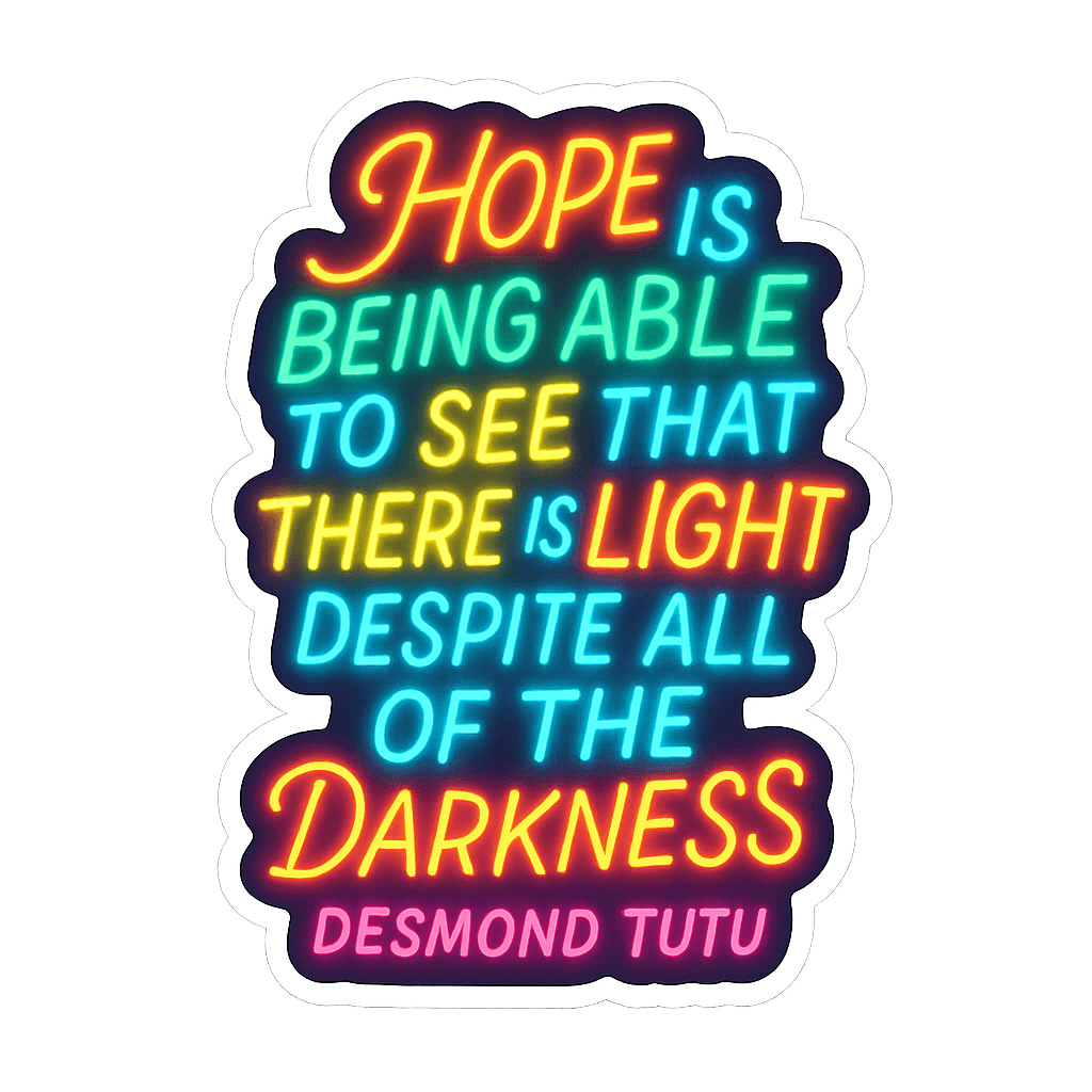 Desmond Tutu Hope in Darkness Inspiration