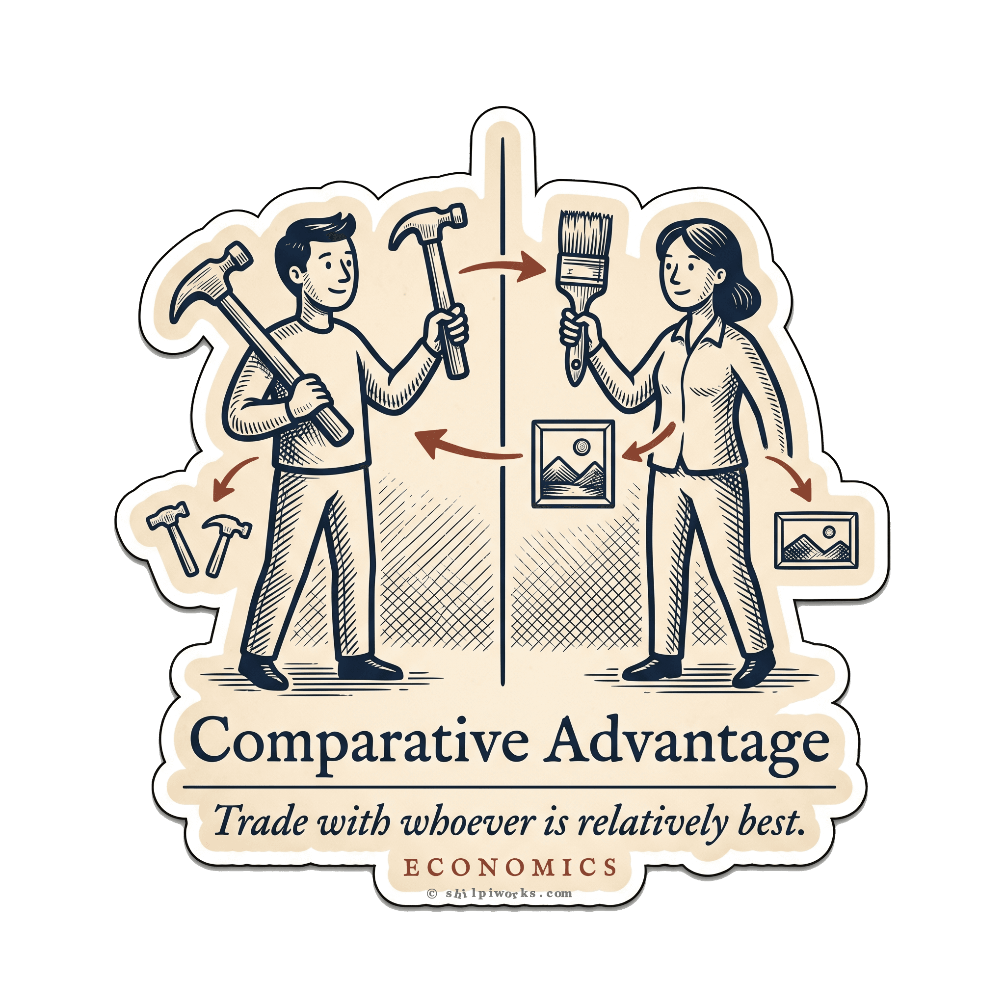Comparative Advantage Economics Concept