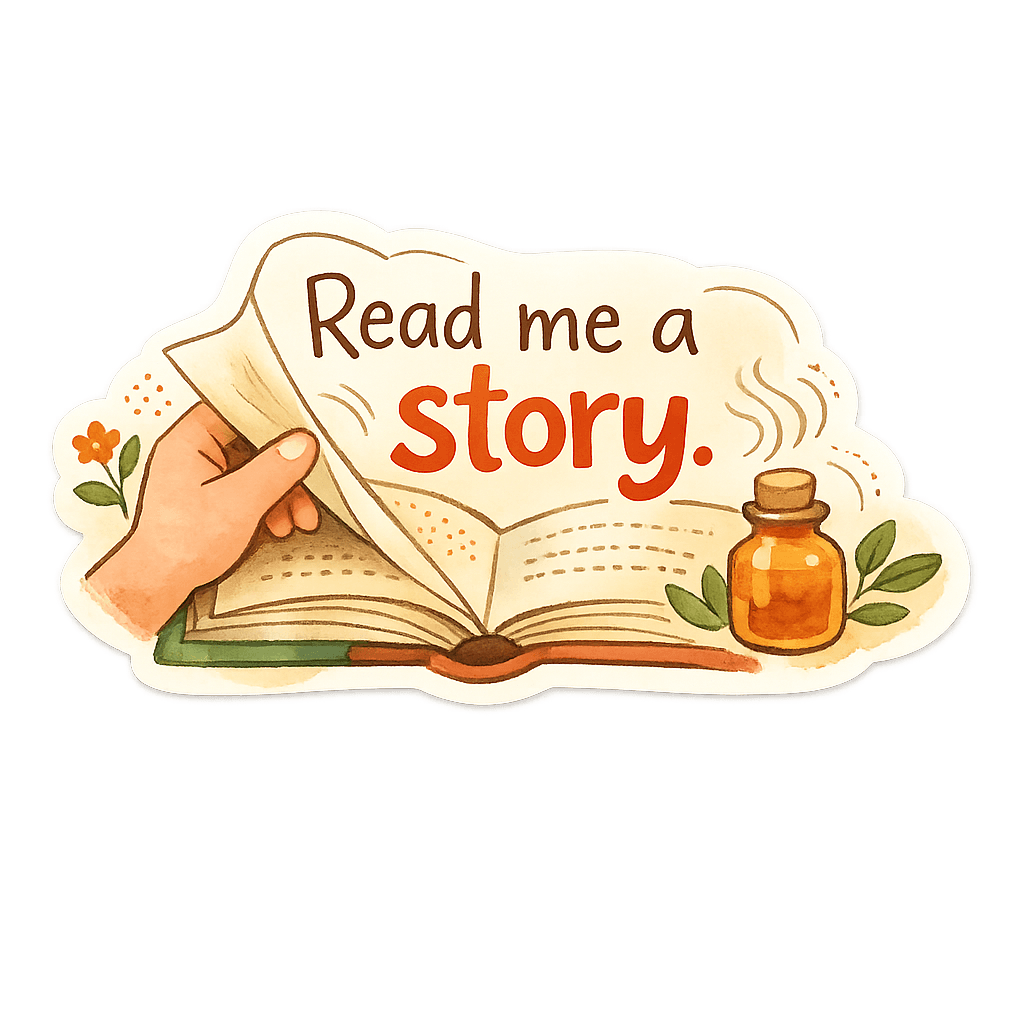 Cozy Reading Moment Whimsy