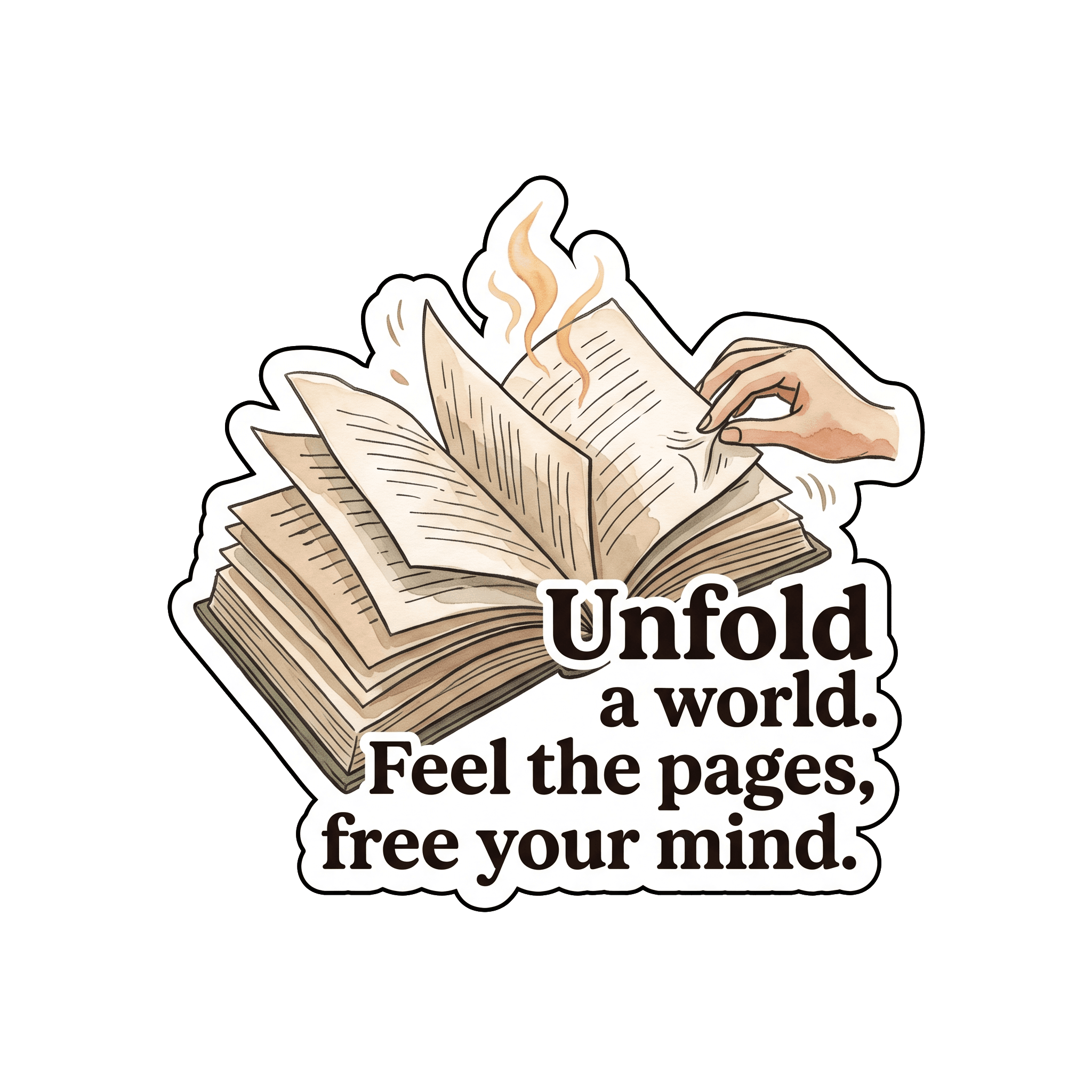 Unfold A World Sticker