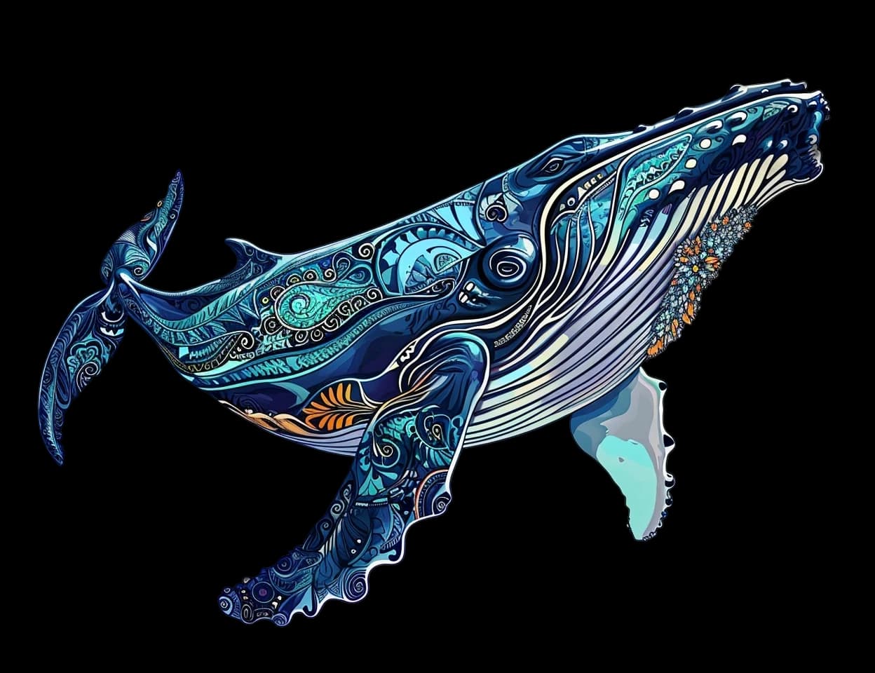 Artistic Whale - Nature Inspired