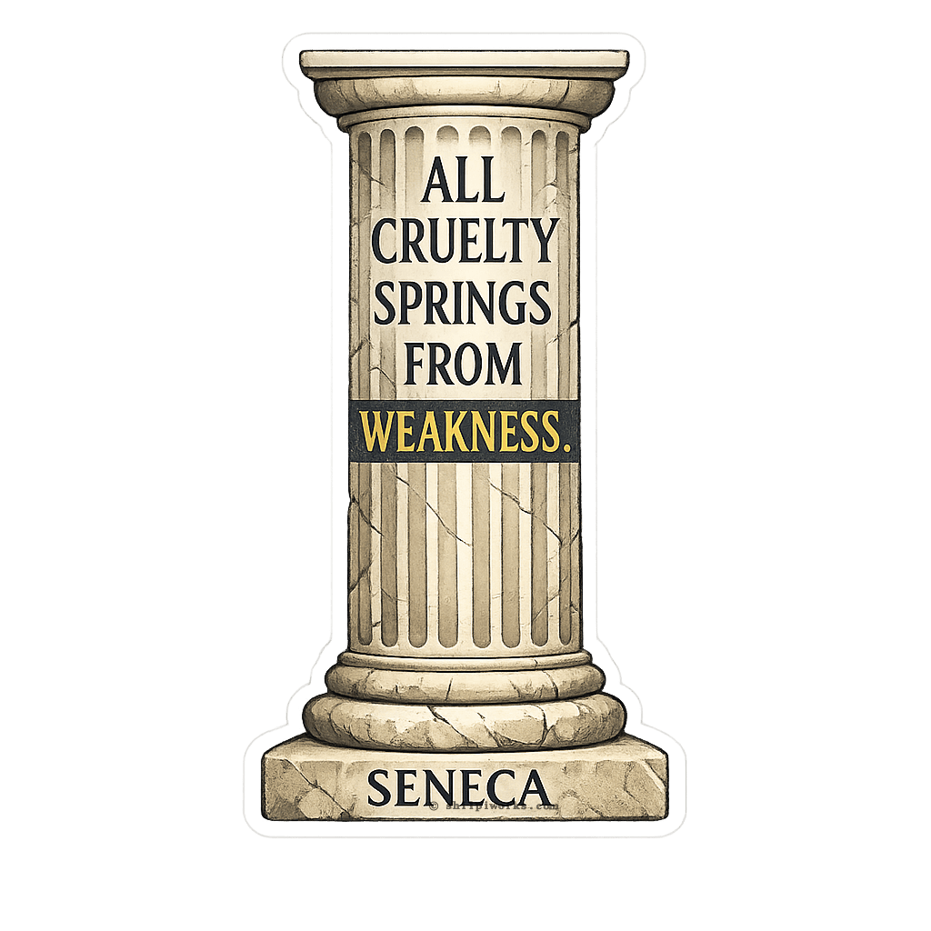 Seneca's Stoic Insight: The Roots of Cruelty