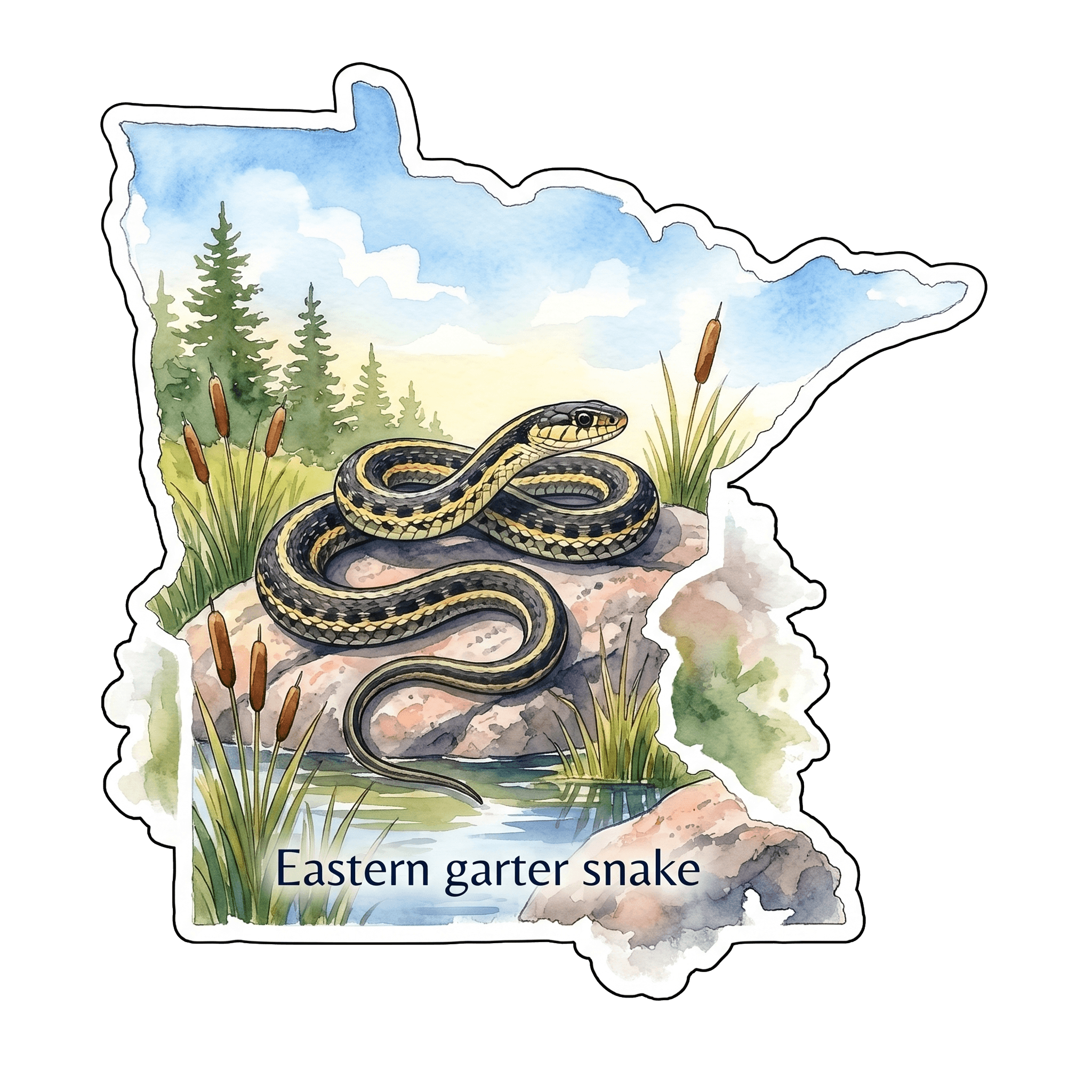 Eastern Garter Snake: Communal Winter Sleeper