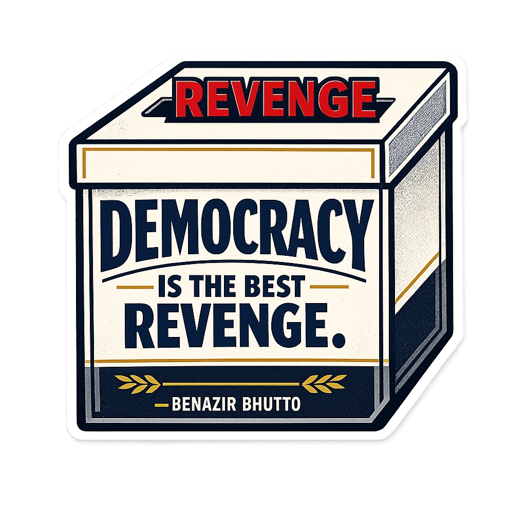 Benazir Bhutto's Democracy Wisdom Statement