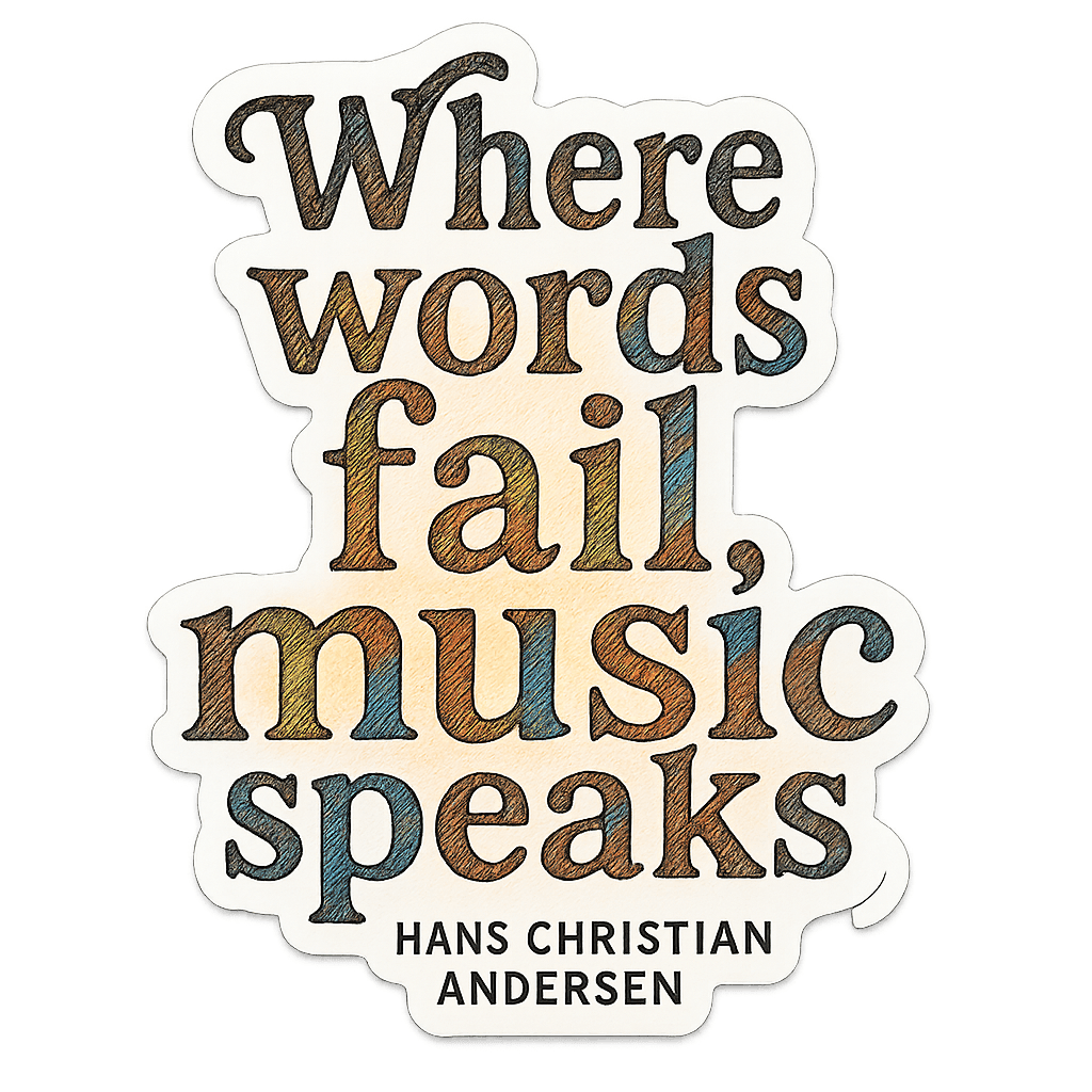 Music Speaks Soulful Expression by H.C. Andersen