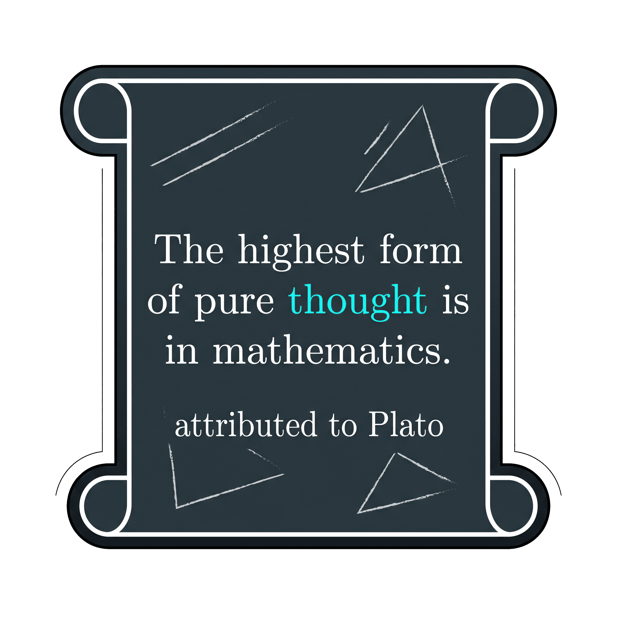 Plato's Pure Thought in Mathematics