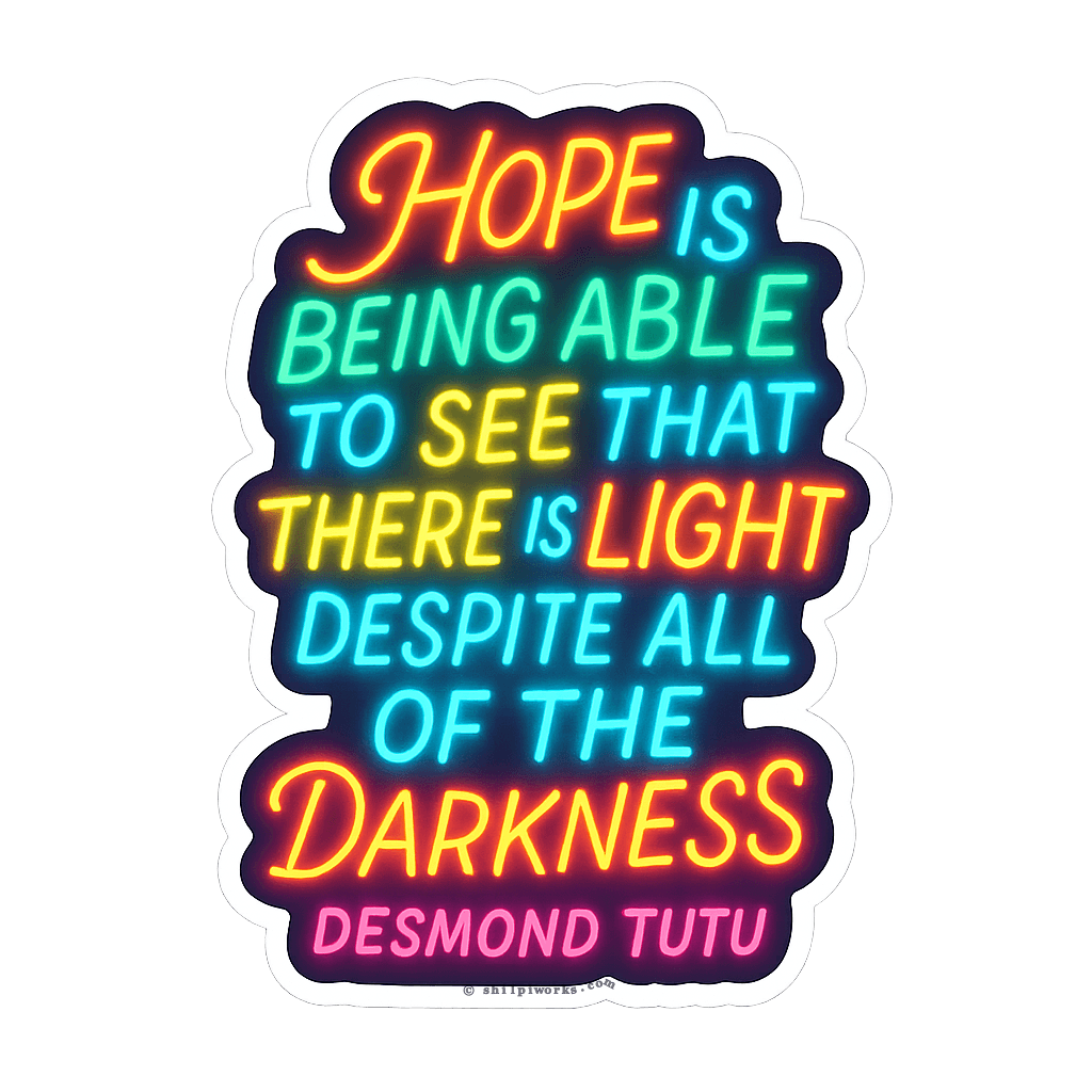Desmond Tutu Hope in Darkness Inspiration