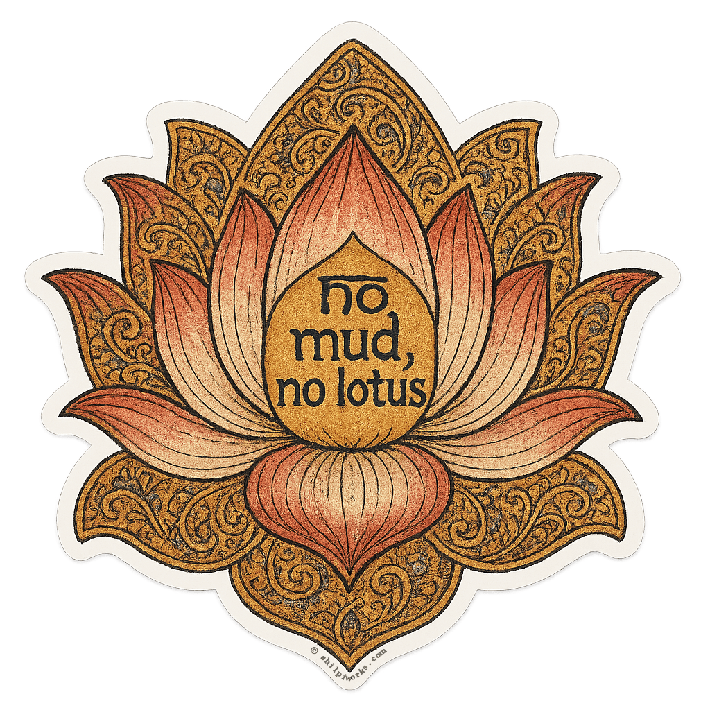 Lotus Flower Art - Textured
