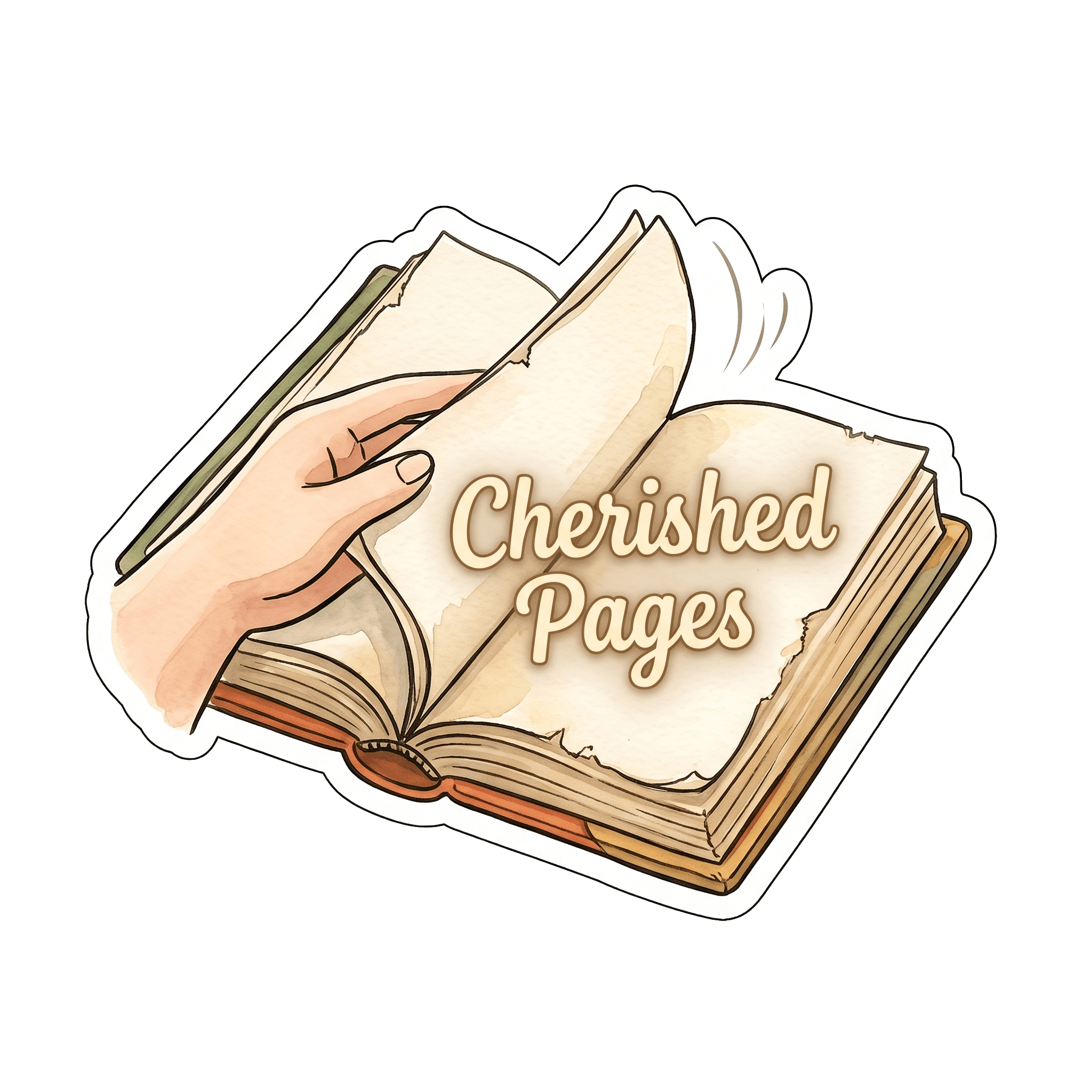 Beloved Book Pages Reading Moment