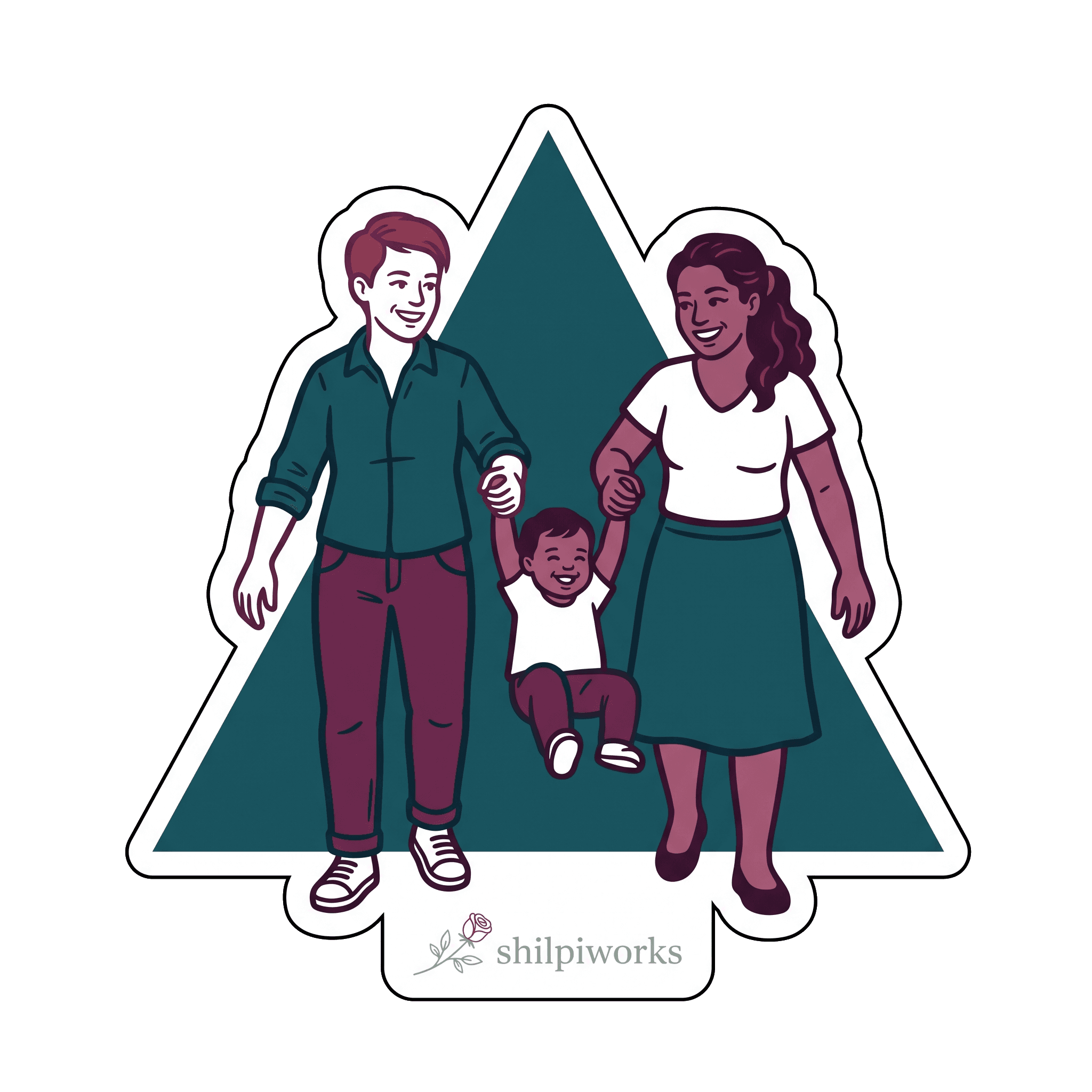 Double Devotion Family Art