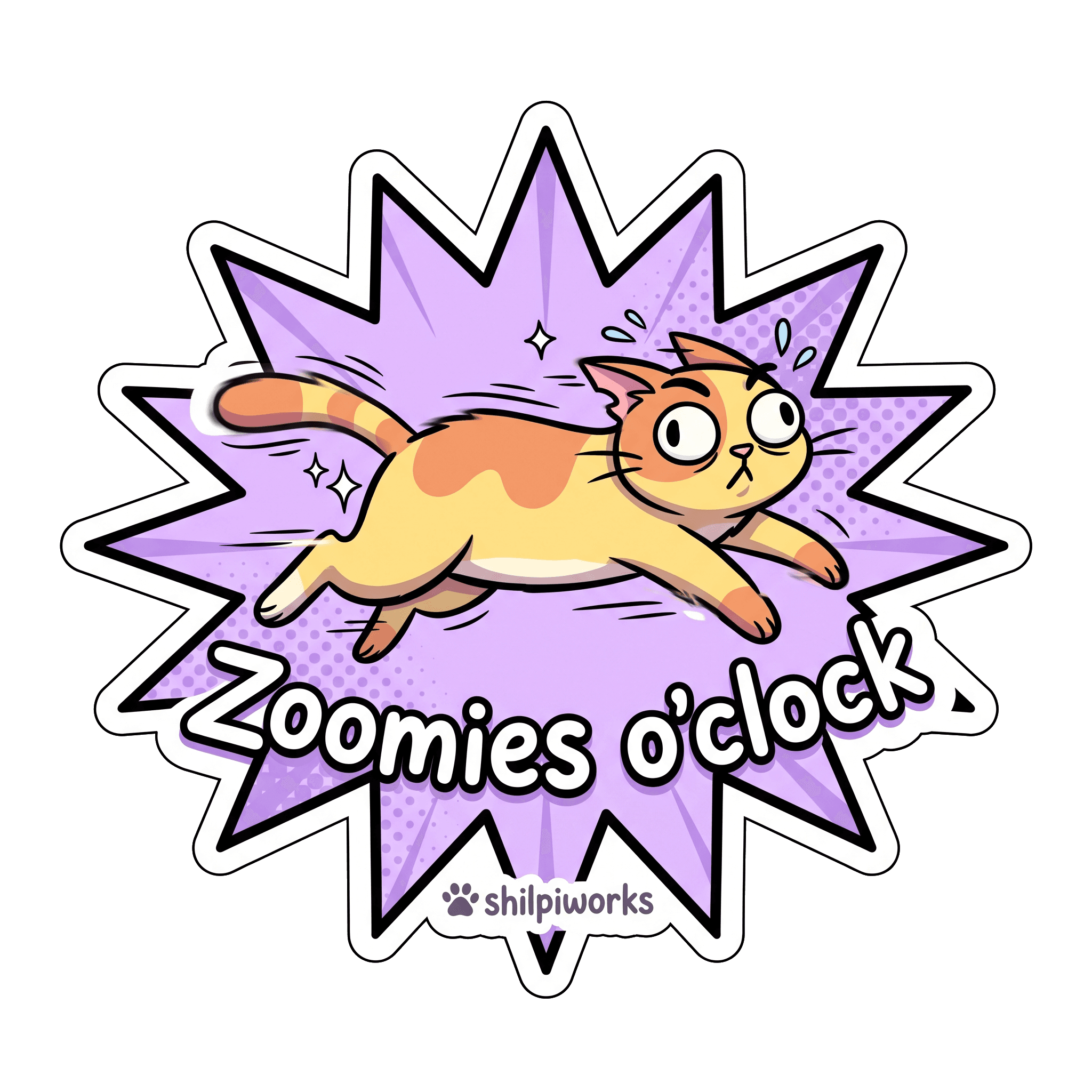 Feline Frenzy Zoomies O'Clock