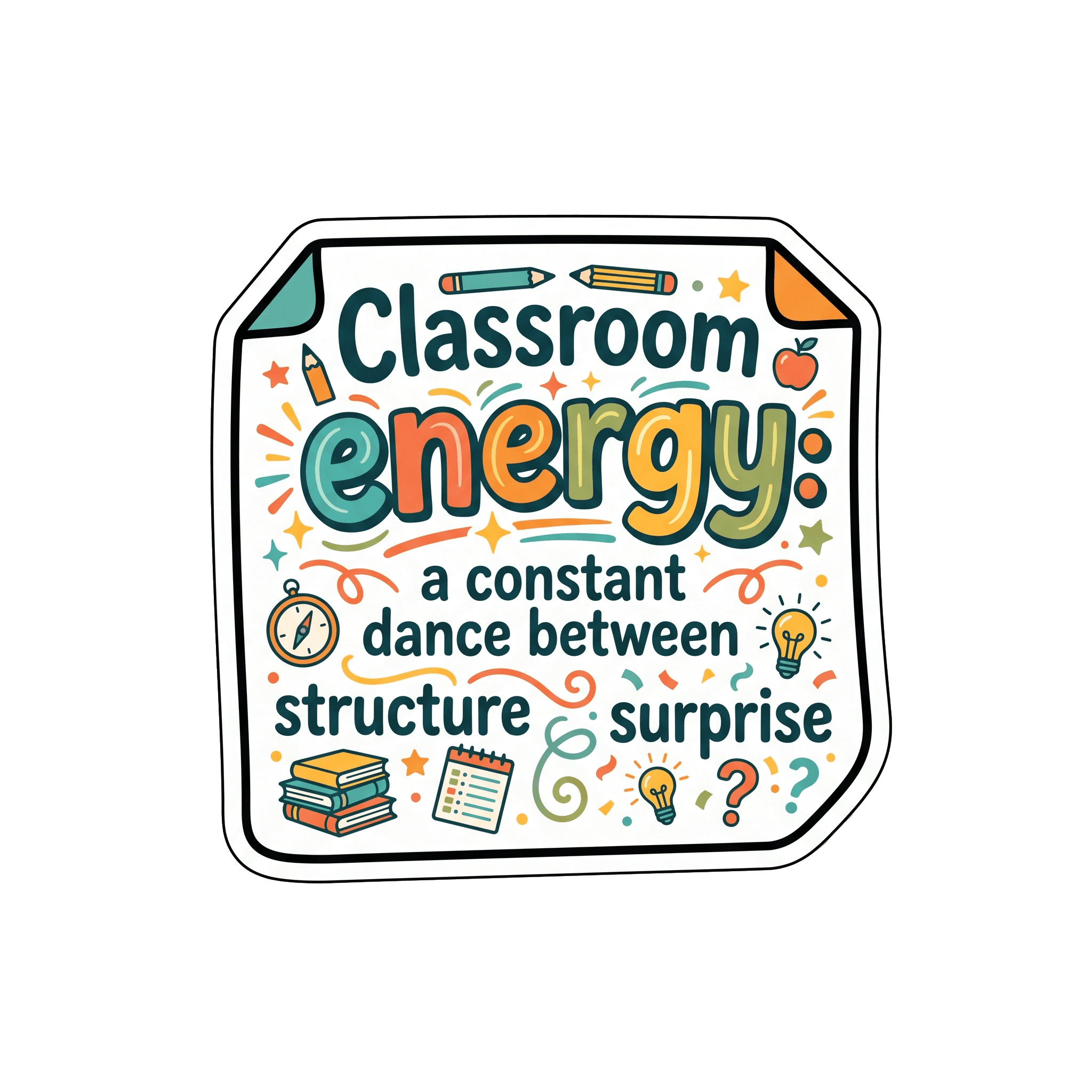 Classroom Energy Dance Sticker