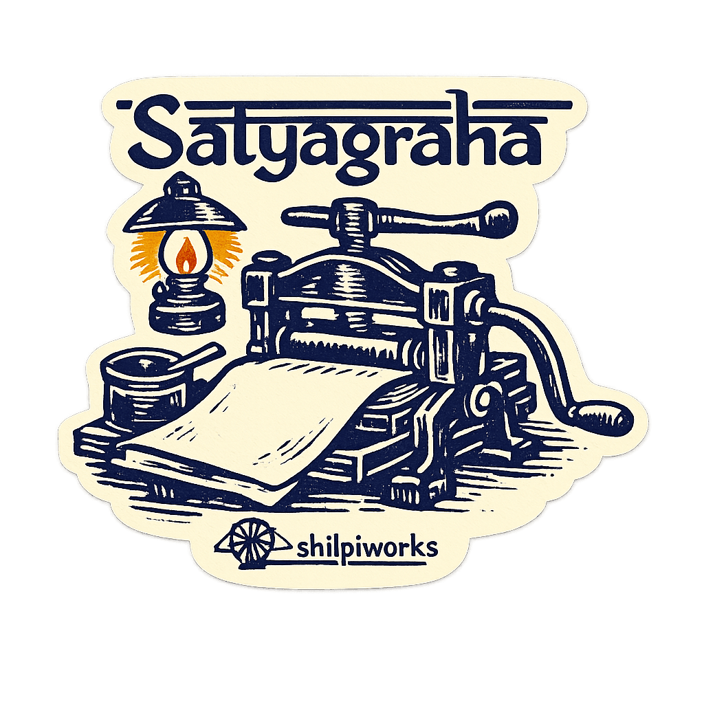 Satyagraha Truth Force Vinyl Sticker