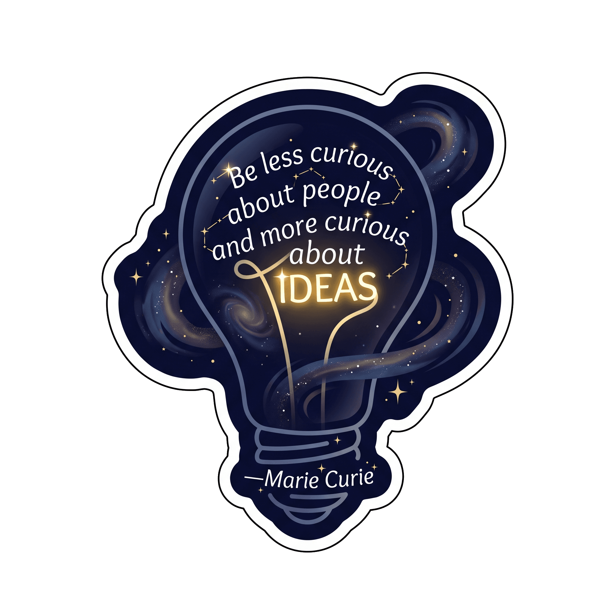 Marie Curie's Intellectual Curiosity & Cosmic Ideas