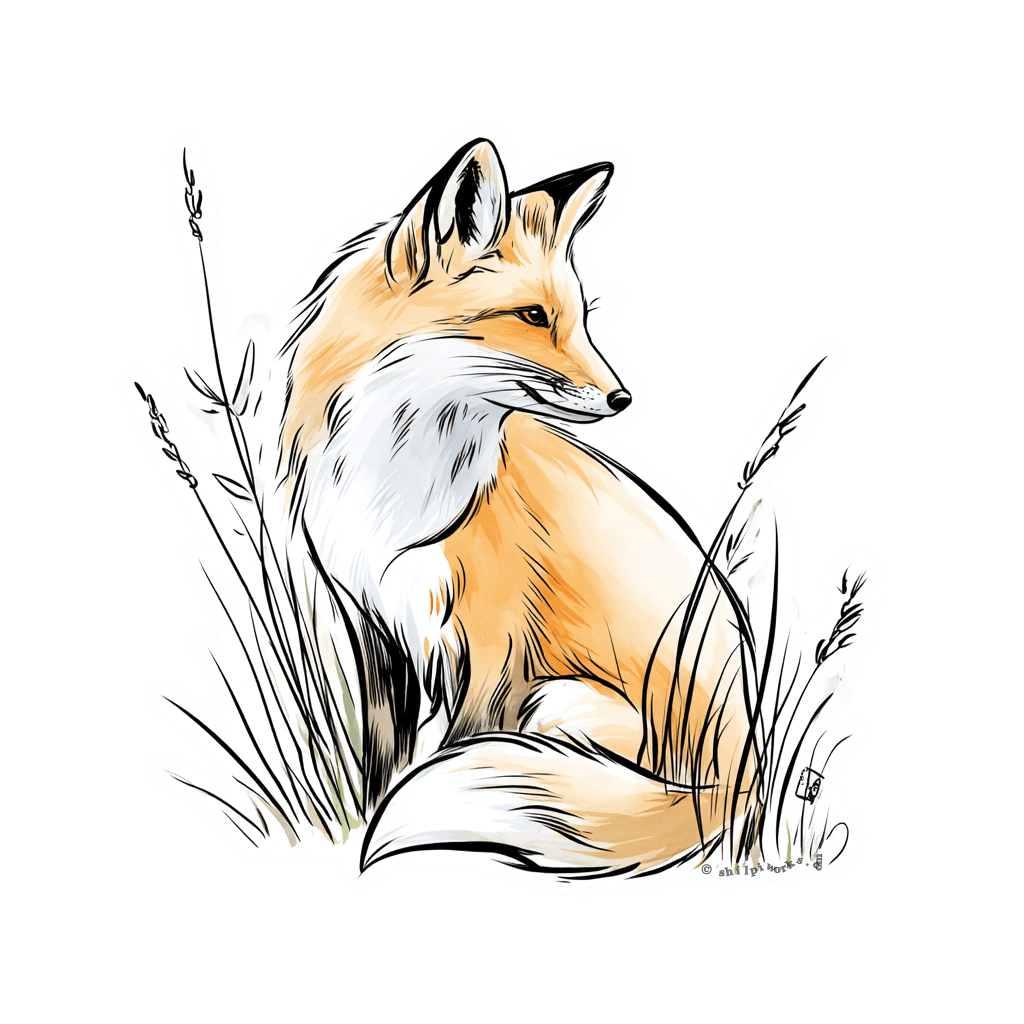 Fox in Grass