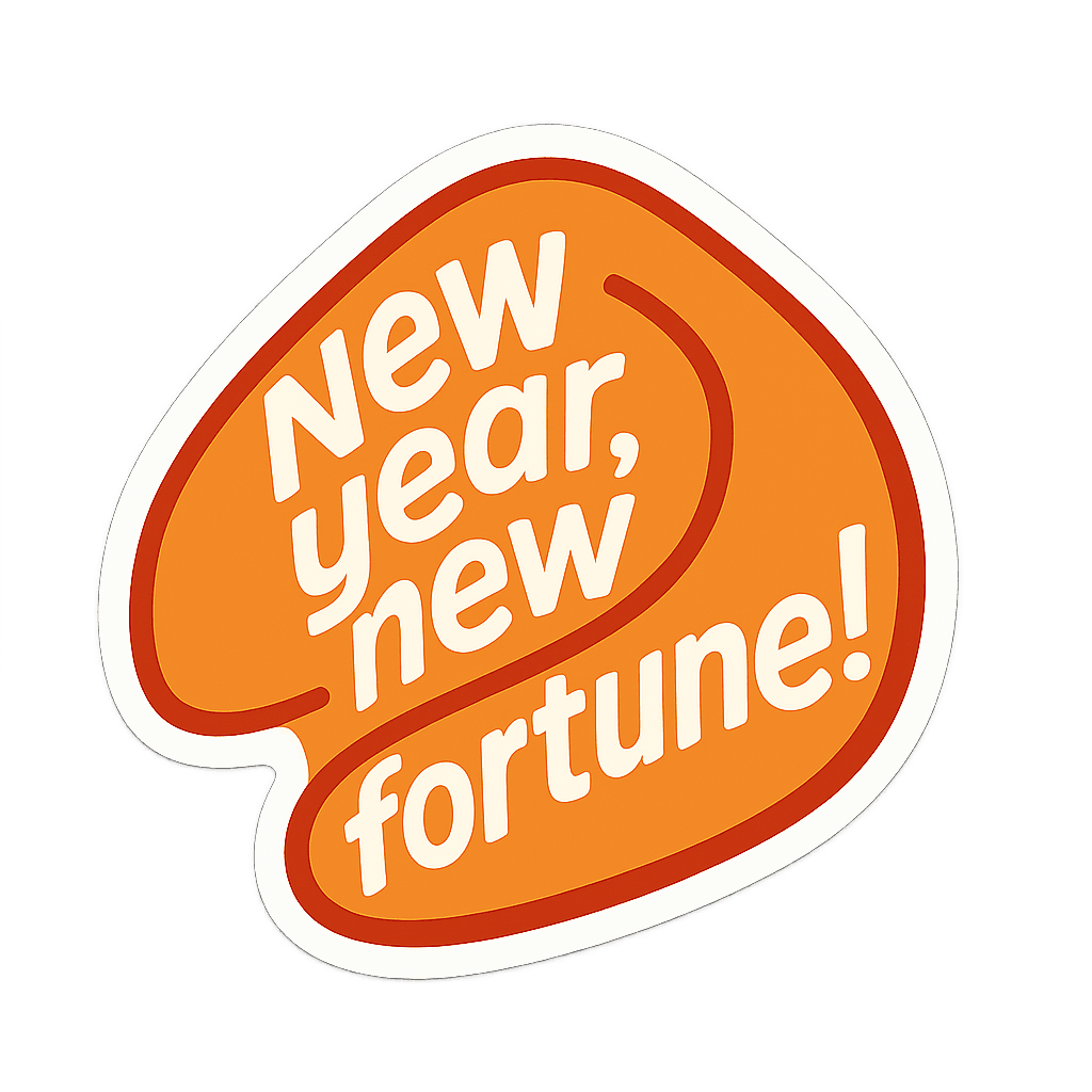 New Year, New Fortune! Quote Graphic