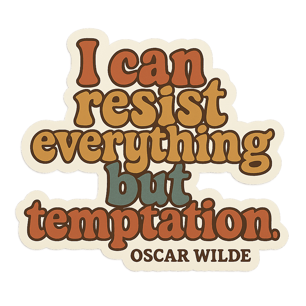 Oscar Wilde's Witty Temptation Observation