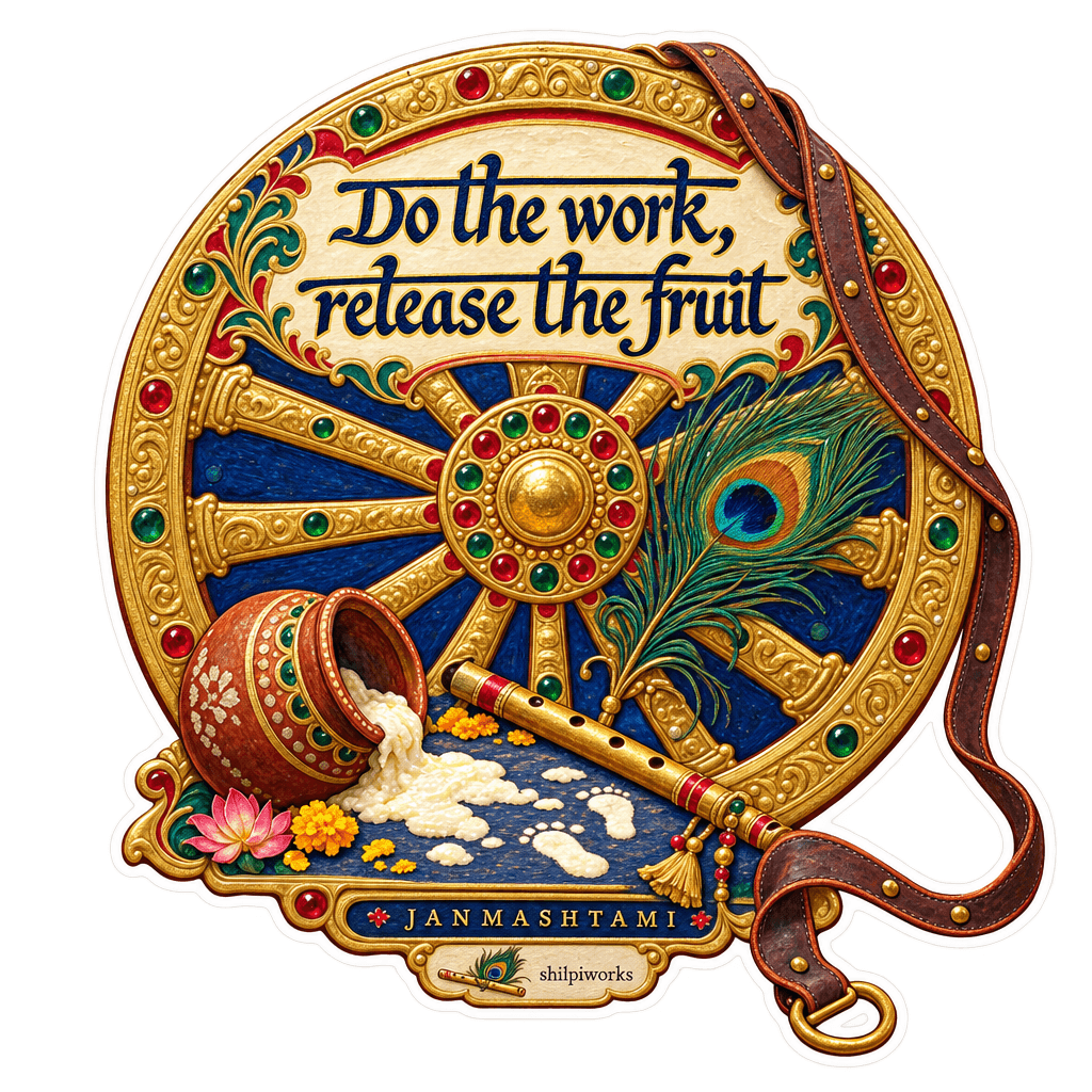 Do the Work Release the Fruit Janmashtami Wheel