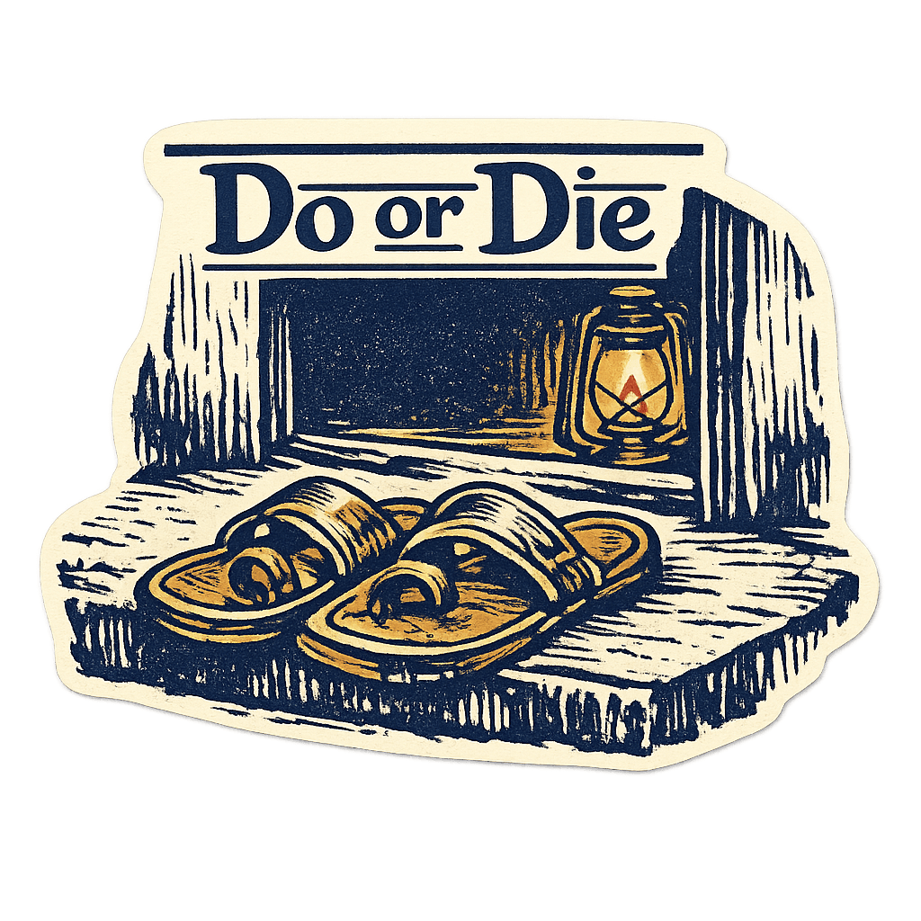 Do or Die Gandhi Quote Sticker