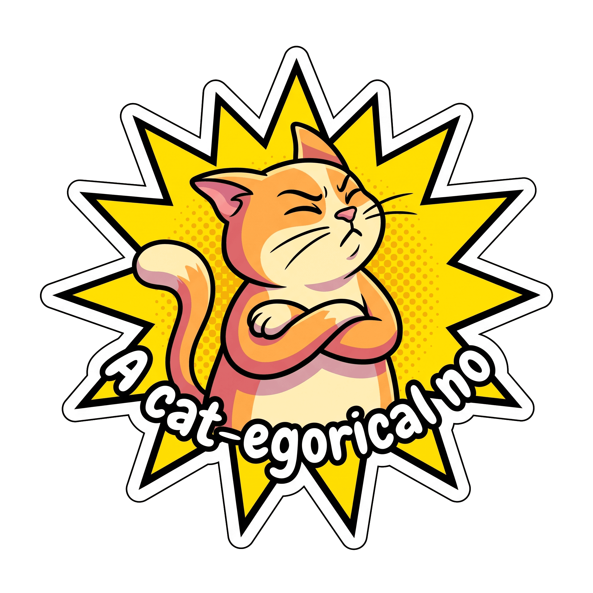 Grumpy Cat's Categorical No Pun