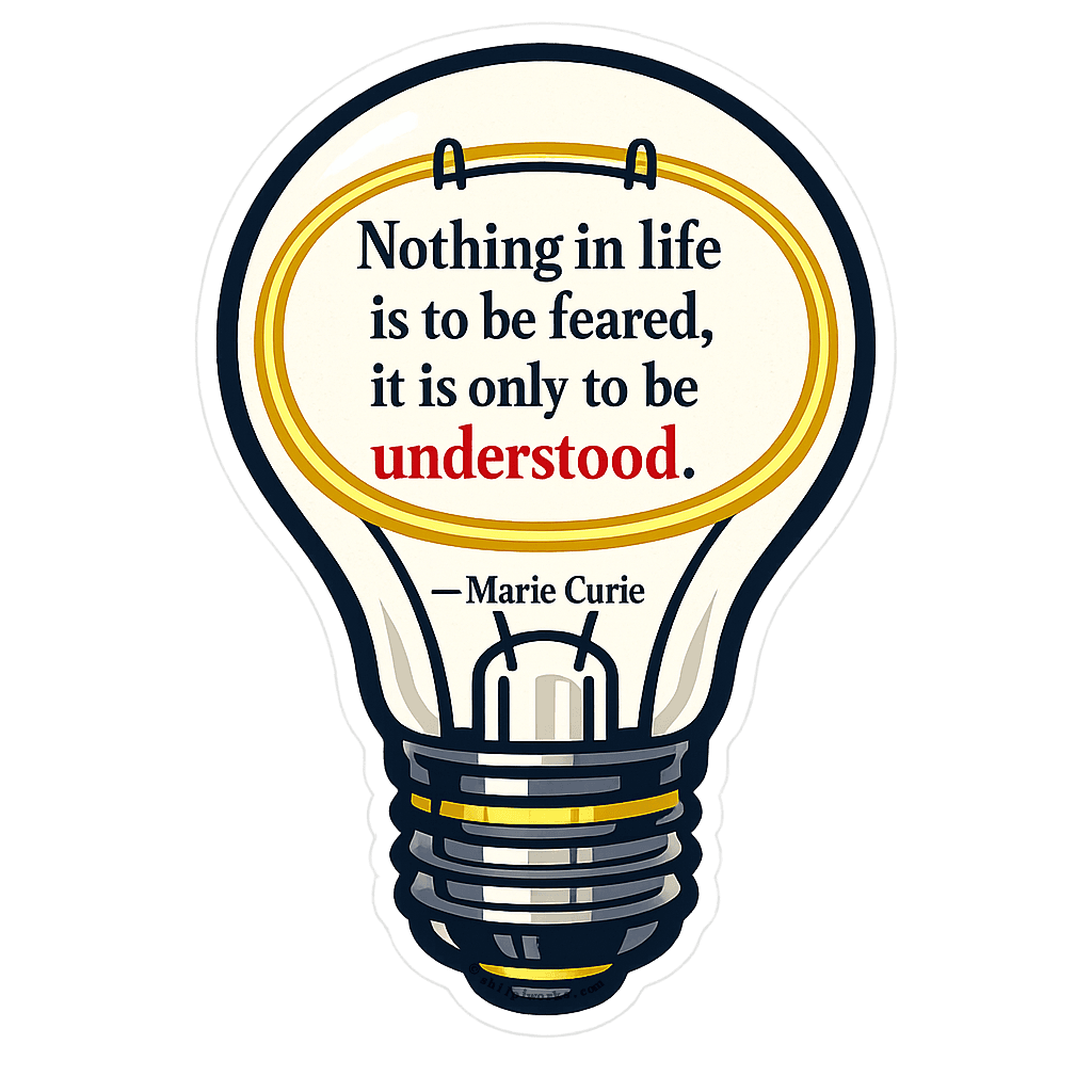 Marie Curie Lightbulb