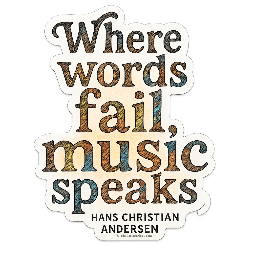 Music Speaks Soulful Expression by H.C. Andersen