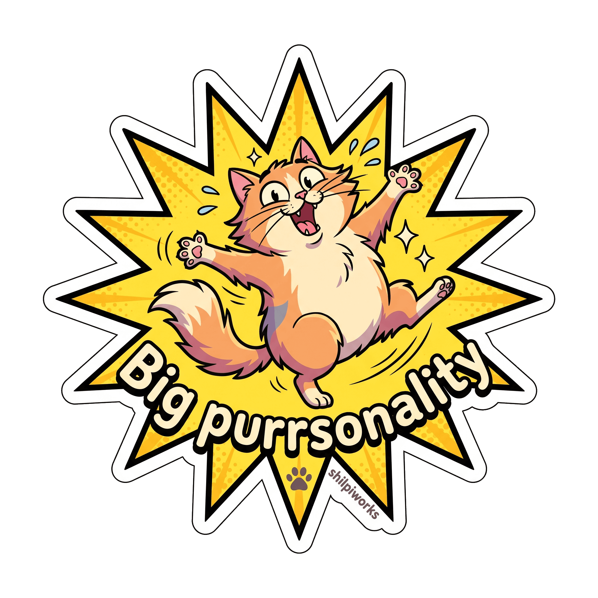 Big Purrsonality Feline Comic Pop