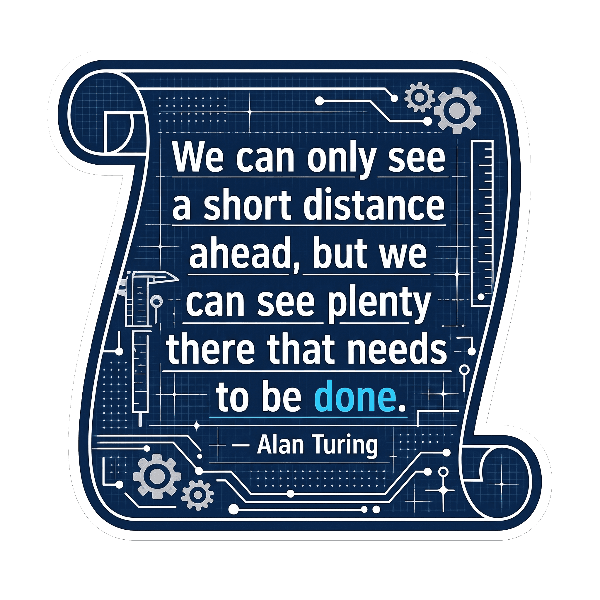 Turing's Call to Action for Immediate Progress