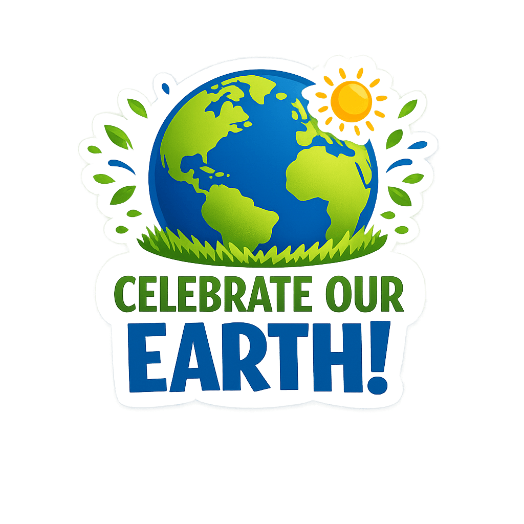 Vibrant Earth Celebration Emblem