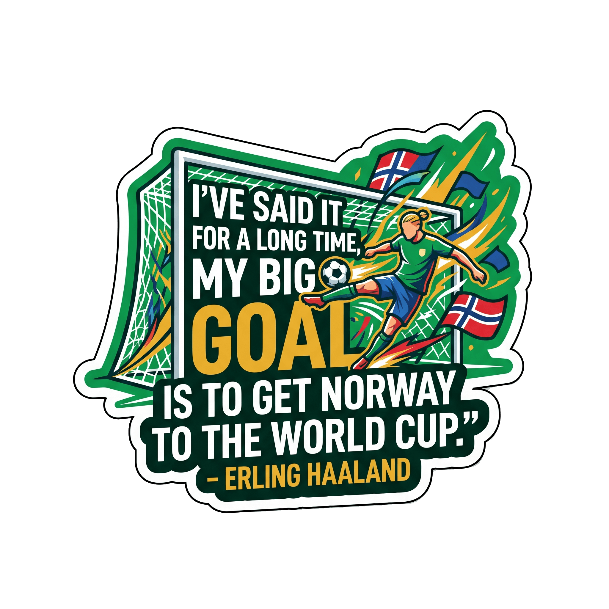 Erling Haaland Norway World Cup Ambition