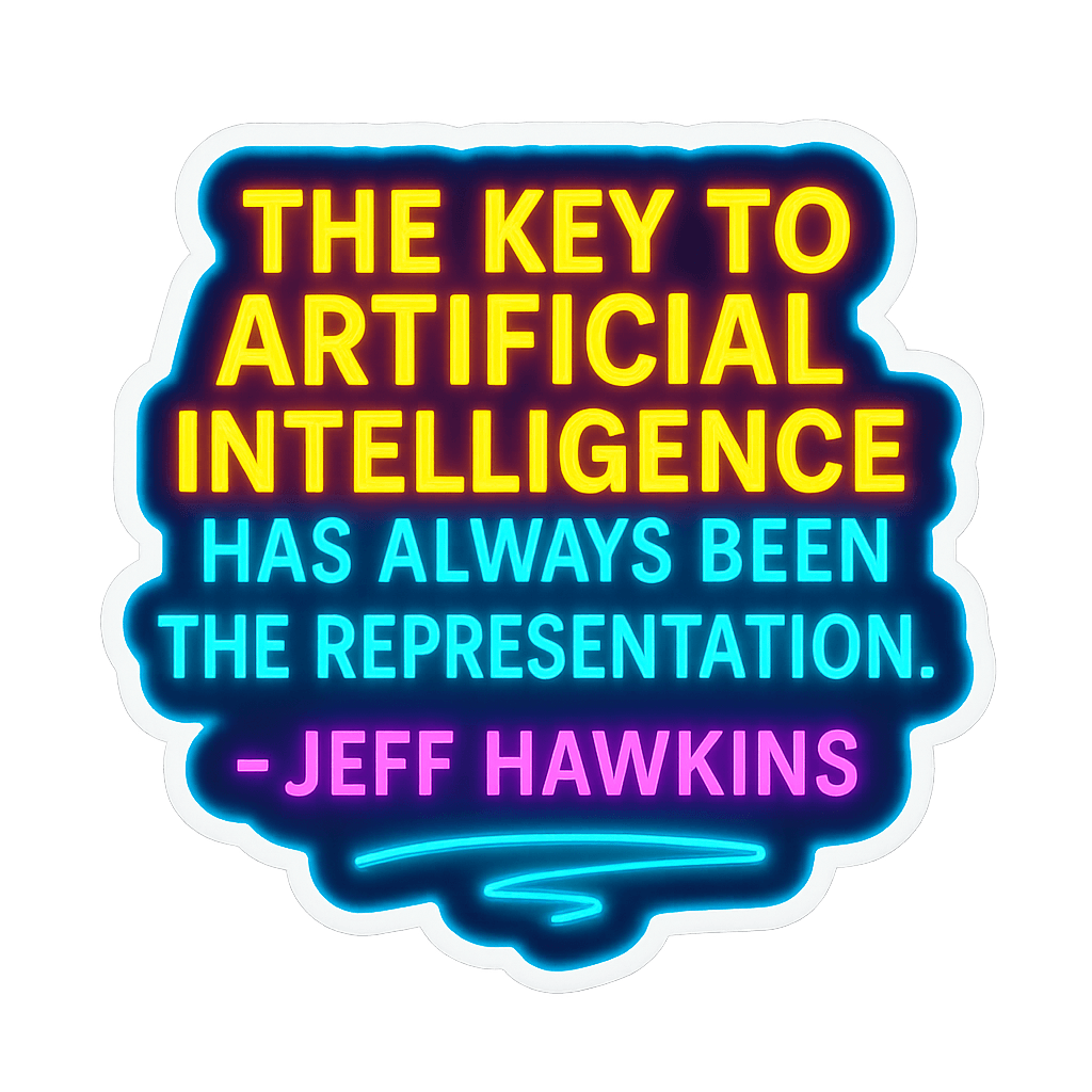 AI Quote Design by Jeff Hawkins