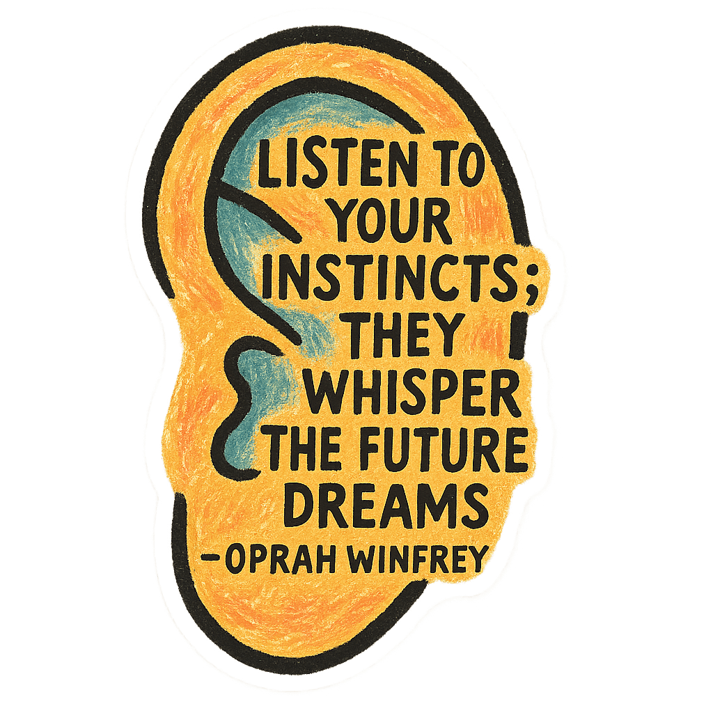 Oprah Winfrey Quote Art