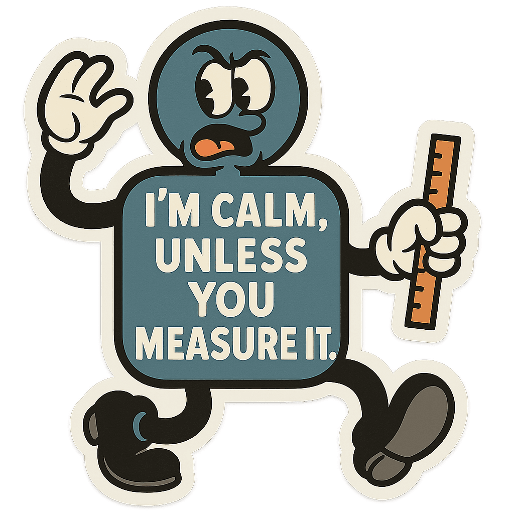 Calm Unless Measured Graphic