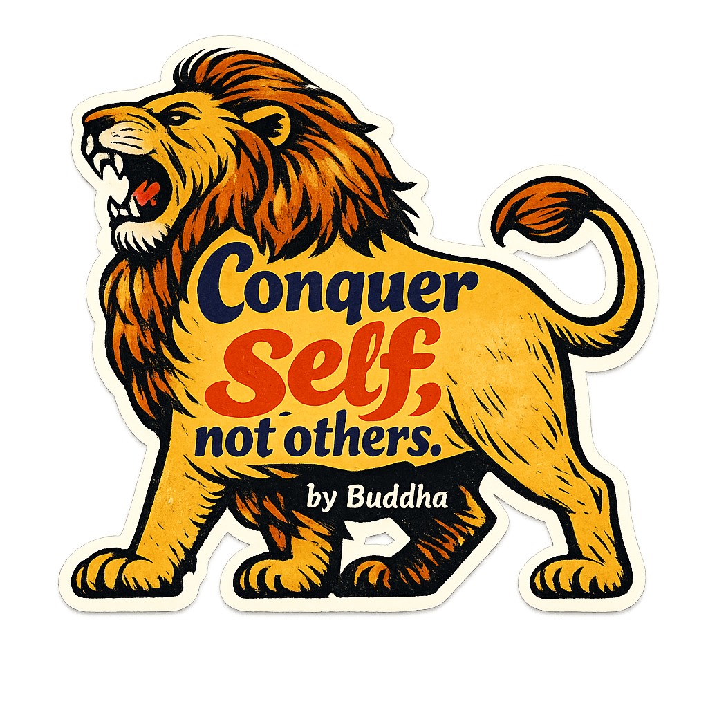 Roaring Lion Self-Mastery Emblem