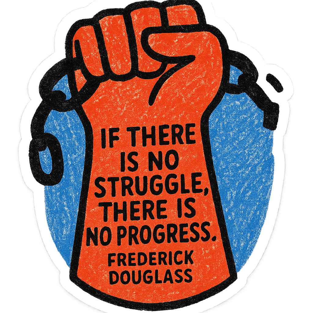 Douglass Quote Decal