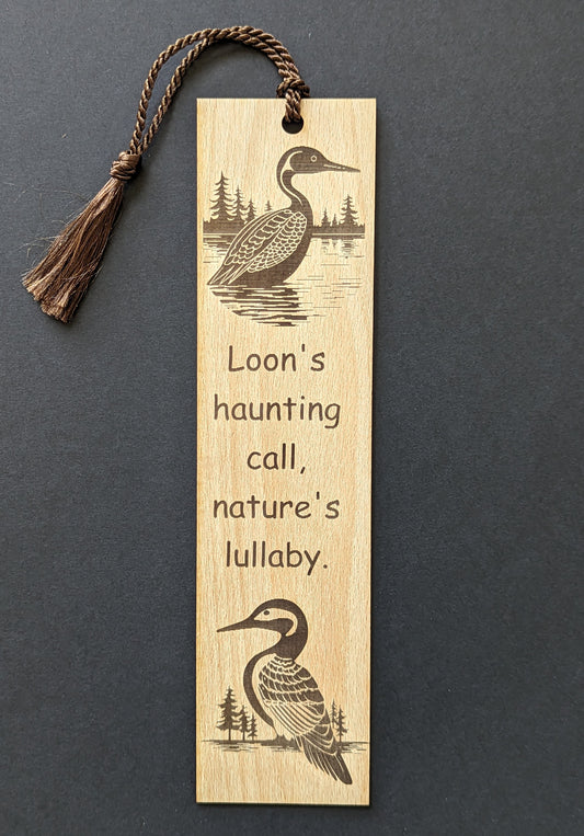 Bookmark: Loon's Haunting Call, Nature's Lullaby